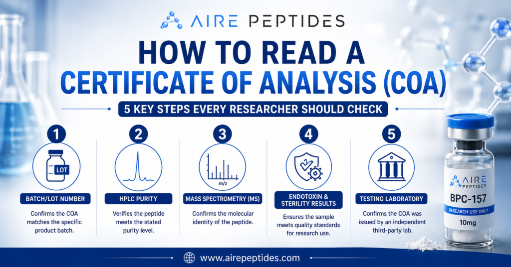 How to Read a Certificate of Analysis (COA) 