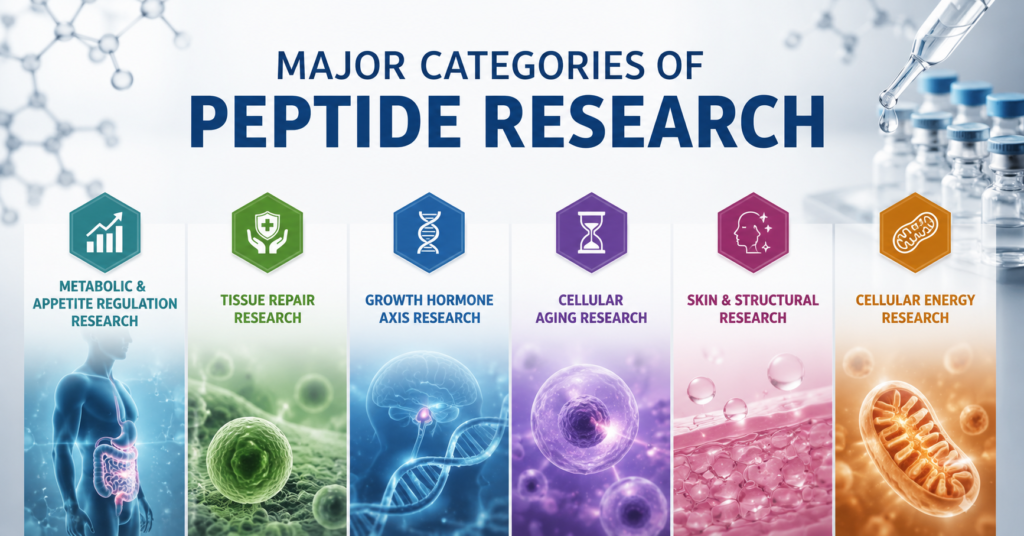 Major Categories of Peptide Research 